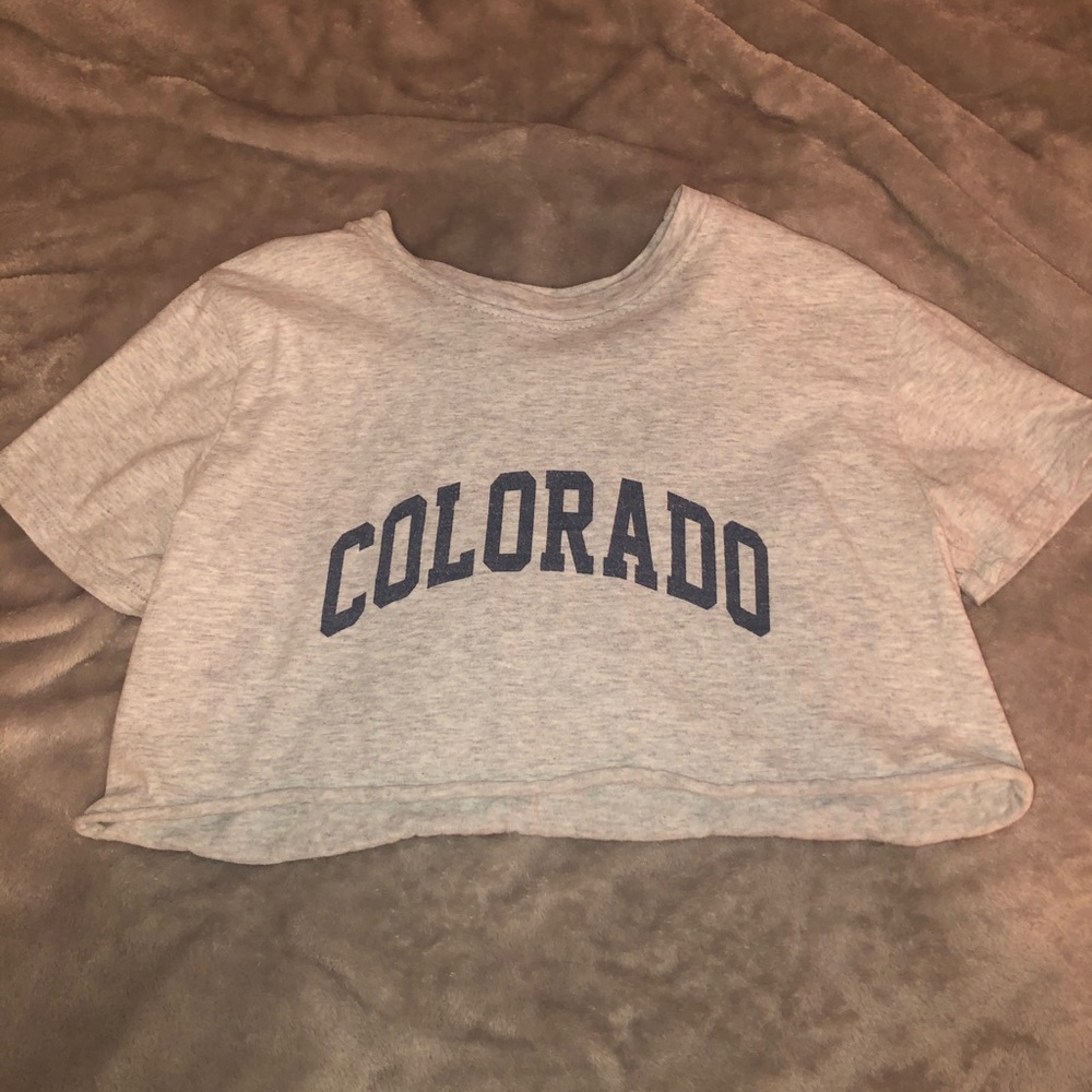 cropped brandy shirt